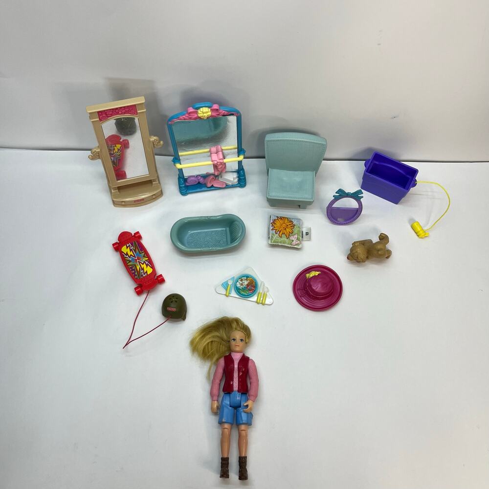 Fisher price loving family doll‎ house accessories furniture vintage y2k